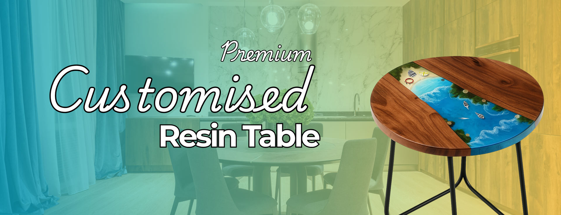 Epoxy Resin Table for Sale in India