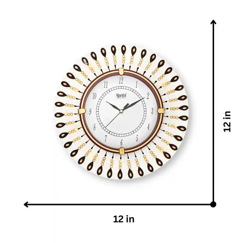 Stylish Round Shape Handmade Clocks | Vintage Wall Clock (12x12 Inches) Stylish Round Shape Handmade Clocks | Vintage Wall Clock (12x12 Inches)