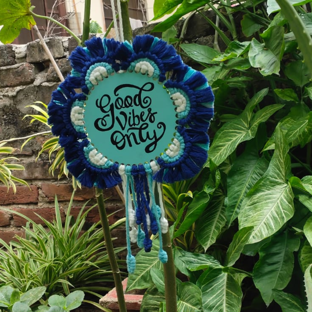 Macrame Hanging With Personalized Message
