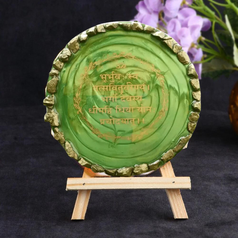 readymade-resin-gayatri-mantra-frame-glossy-green readymade-resin-gayatri-mantra-frame-glossy-green