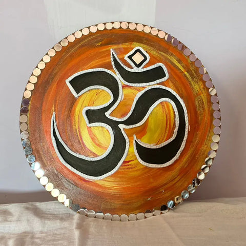Resin OM Mantra Frame For Pooja Room Resin OM Mantra Frame For Pooja Room