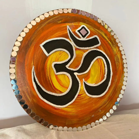 Resin OM Mantra Frame For Pooja Room Resin OM Mantra Frame For Pooja Room