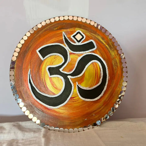 Resin OM Mantra Frame For Pooja Room Resin OM Mantra Frame For Pooja Room