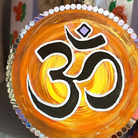 Resin OM Mantra Frame For Pooja Room Resin OM Mantra Frame For Pooja Room