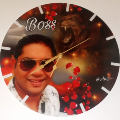 12-Inches Round Shape Acrylic Wall Clock | Gift for Boss 12-Inches Round Shape Acrylic Wall Clock | Gift for Boss