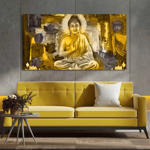 Shop Buddha statue wall art with Flowers Shop Buddha statue wall art with Flowers
