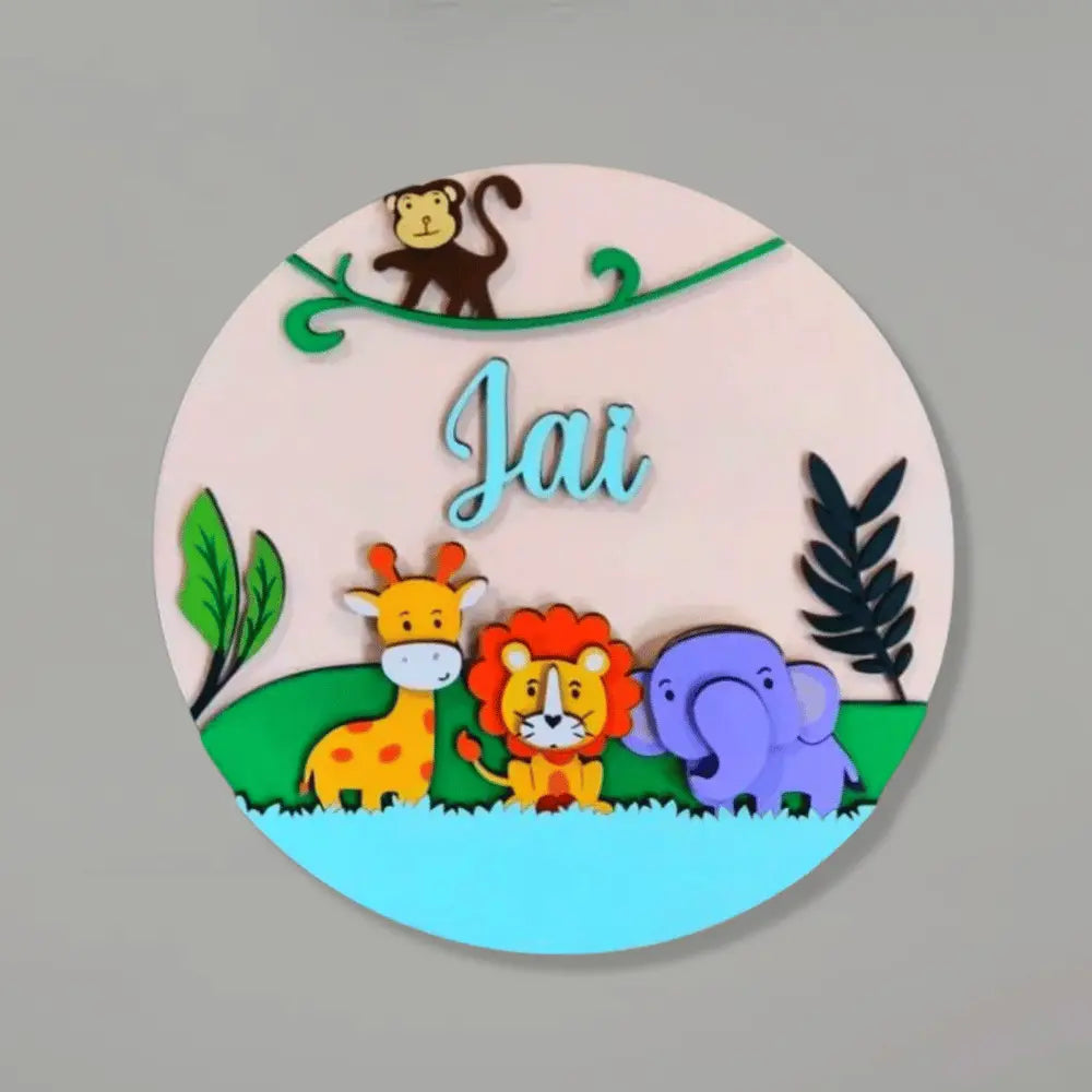 buy jungle theme engraved nameplates online