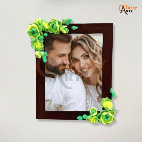 buying green floral wood photo frames online buying green floral wood photo frames online