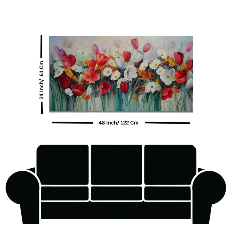 Flower Canvas Wall Painting