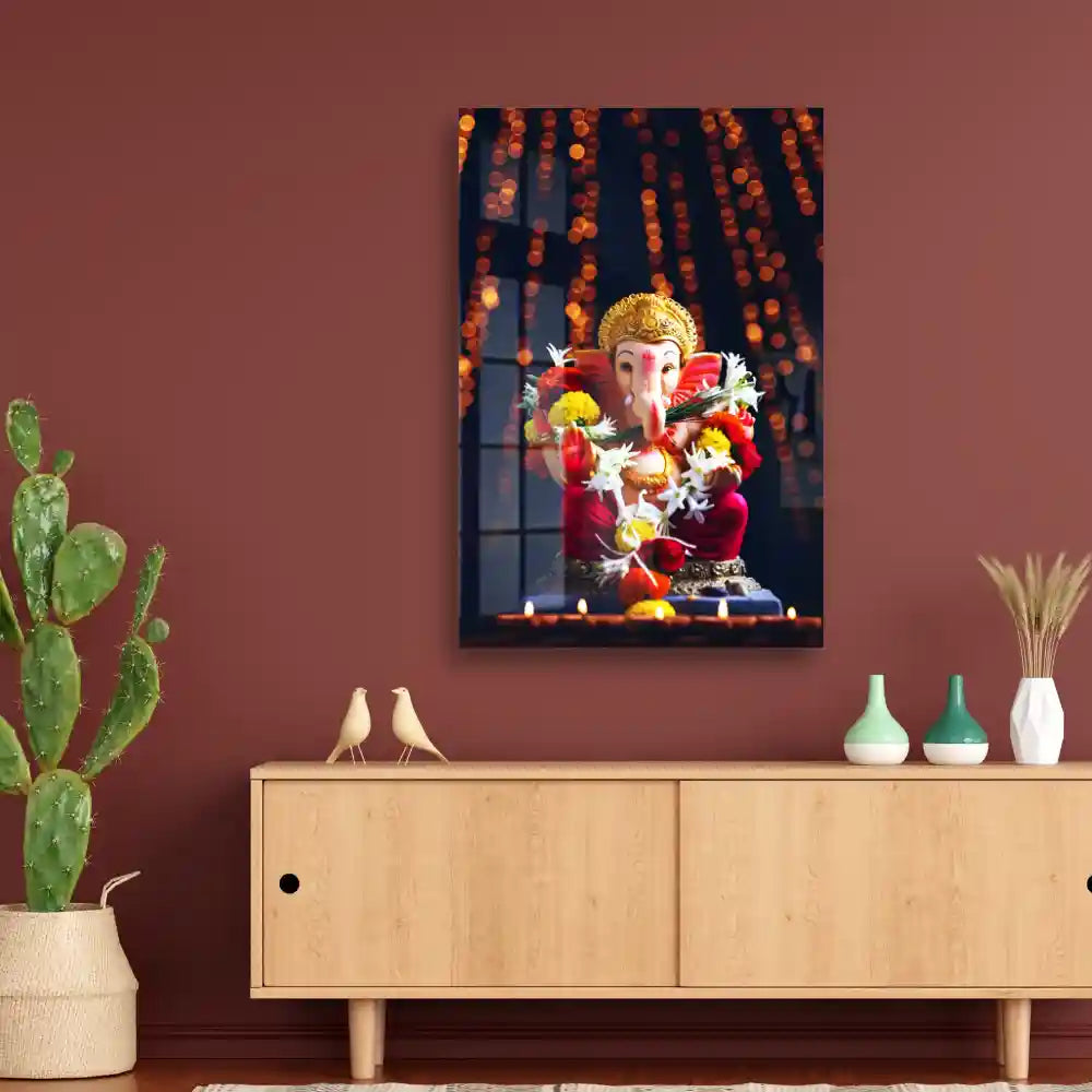 Decorative Lord Ganesha Acrylic Wall Art Sale