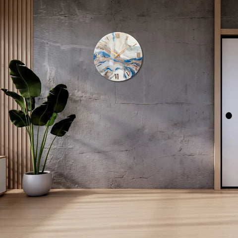 Luxury Epoxy Resin Wall Clock For Dining Area Luxury Epoxy Resin Wall Clock For Dining Area
