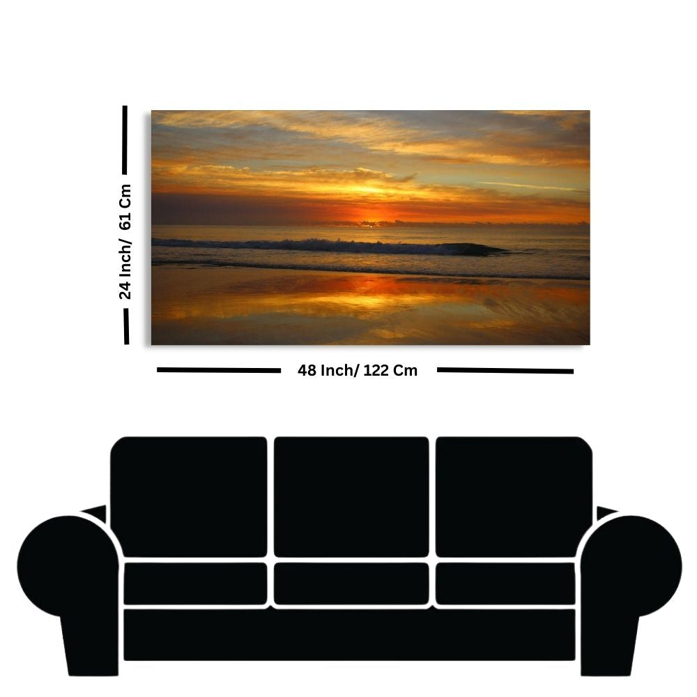 Paradise sunrise canvas Wall painting online