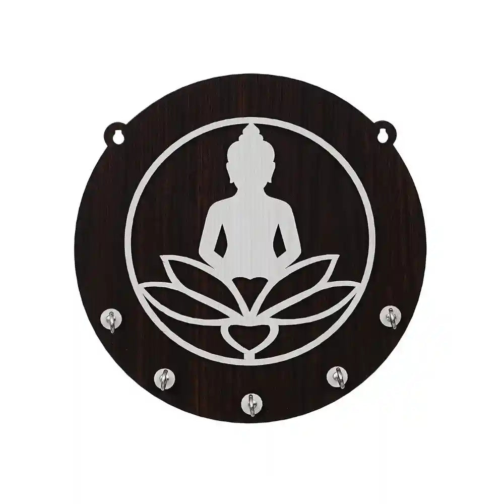 Premium Sitting Gautam Buddha Wooden Key Holder for sale Premium Sitting Gautam Buddha Wooden Key Holder for sale
