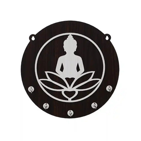 Premium Sitting Gautam Buddha Wooden Key Holder for sale Premium Sitting Gautam Buddha Wooden Key Holder for sale