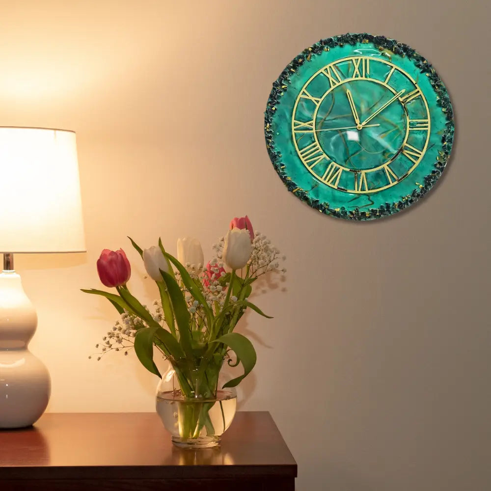 Resin Wall Clock For Entrance Resin Wall Clock For Entrance