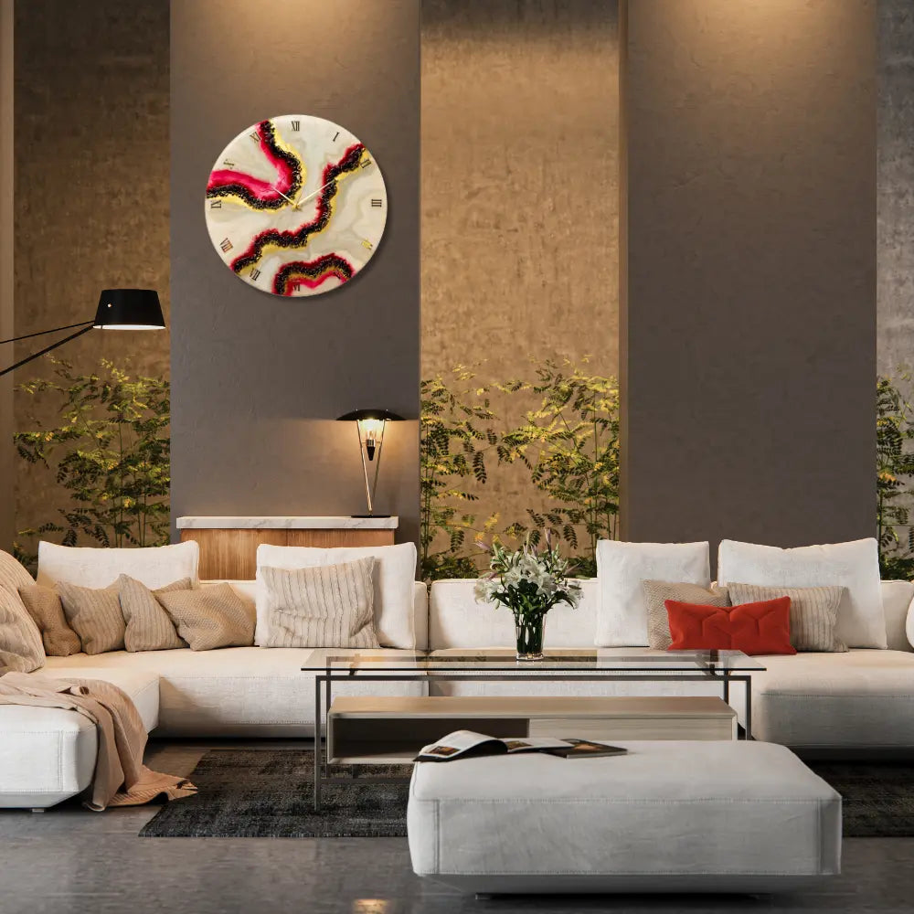 Resin Wall Clock For Home Decor Resin Wall Clock For Home Decor