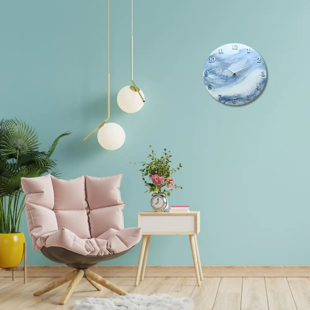 Simple Designed Beautiful Handmade Wall Clock In India Simple Designed Beautiful Handmade Wall Clock In India