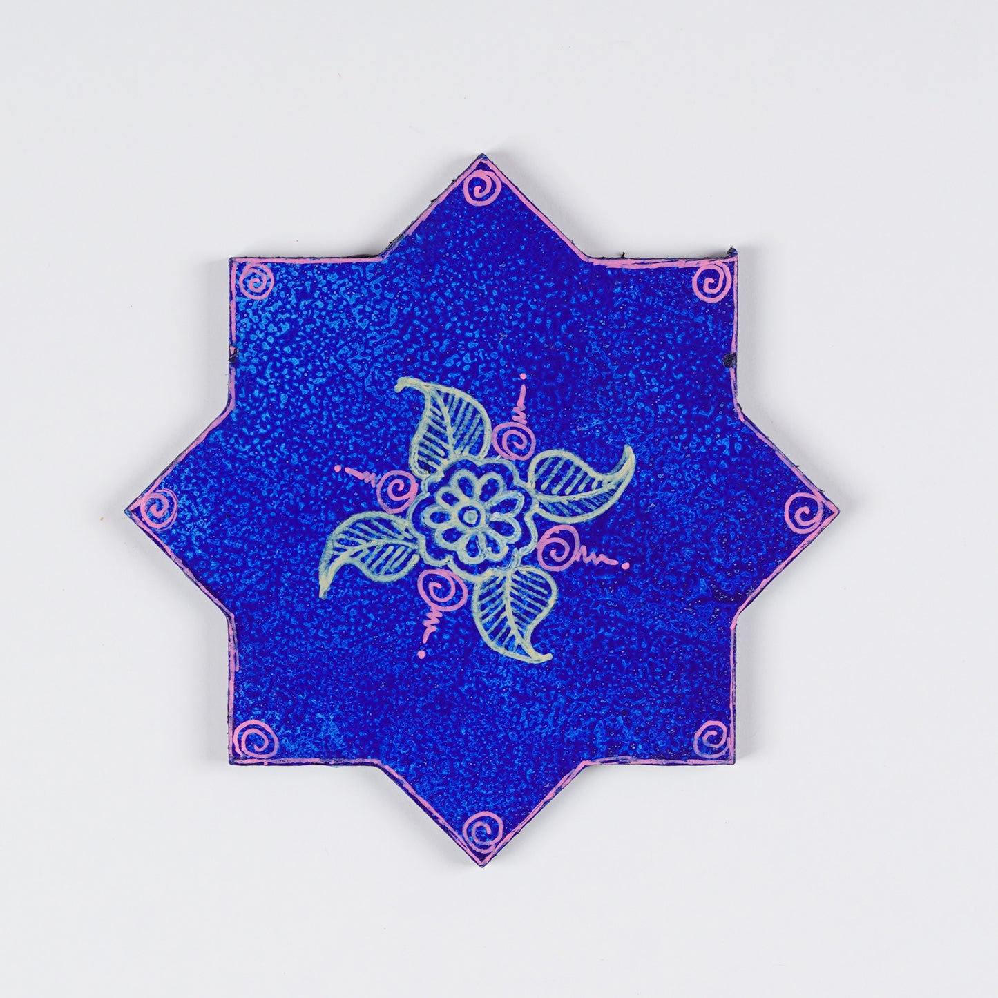 Hand - Painted Tea Coasters Set Of 6
