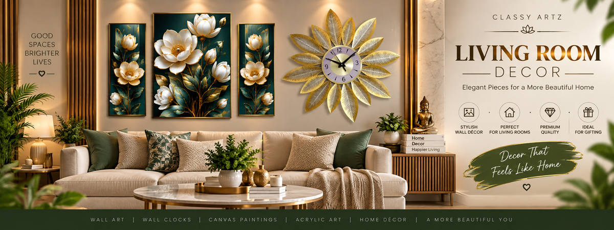 Living Room Decor for Artful Indian Interiors