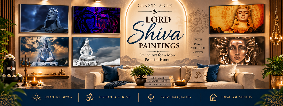 Lord Shiva Paintings for Home & Spiritual Décor