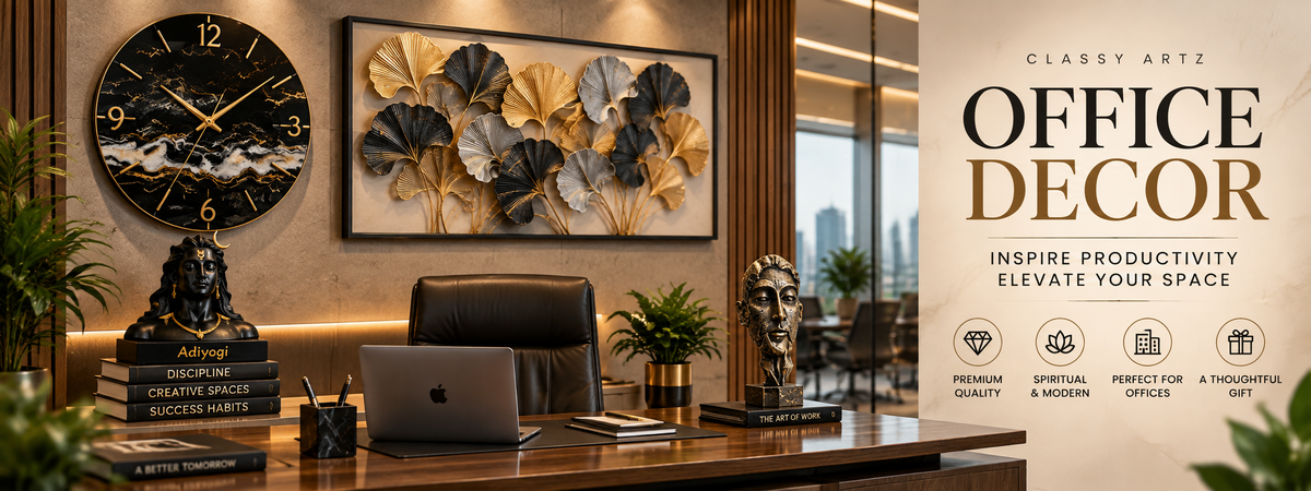 Office Decor for Reception, Cabins, Desks and Walls