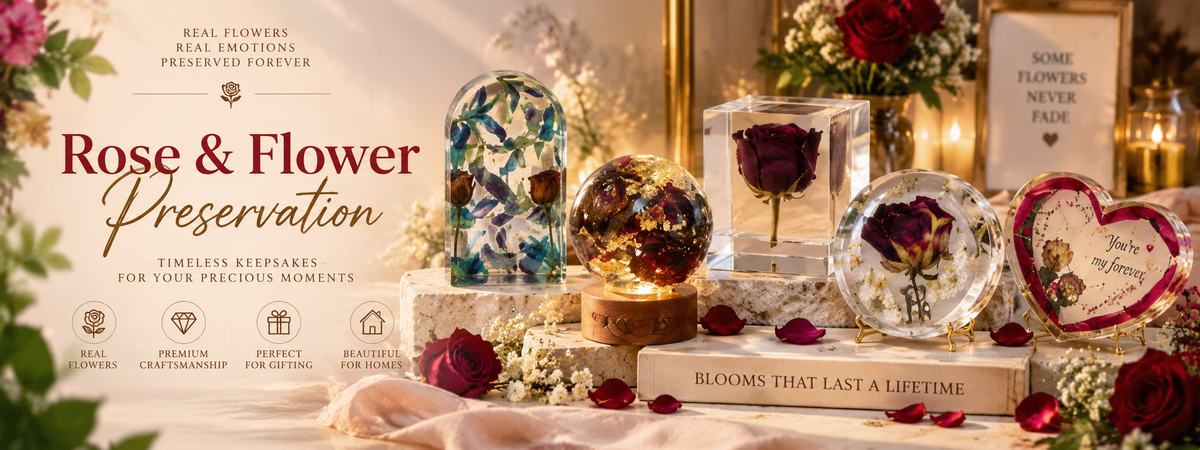 Flower Preservation in Resin for Meaningful Memories