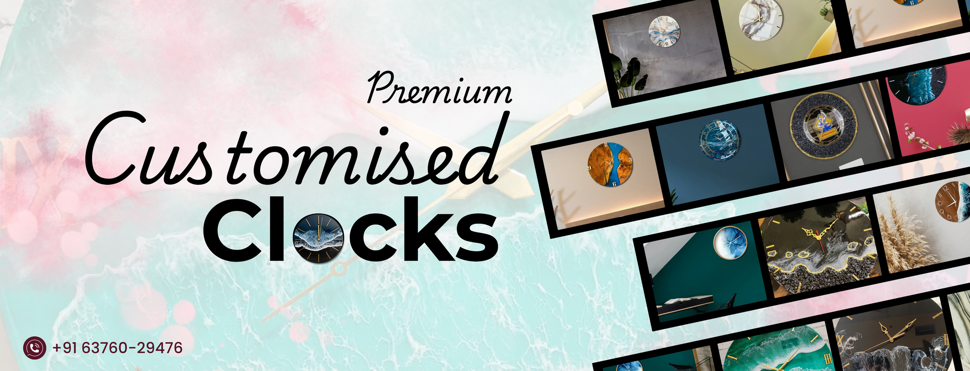 Wave & Beach Theme Clocks