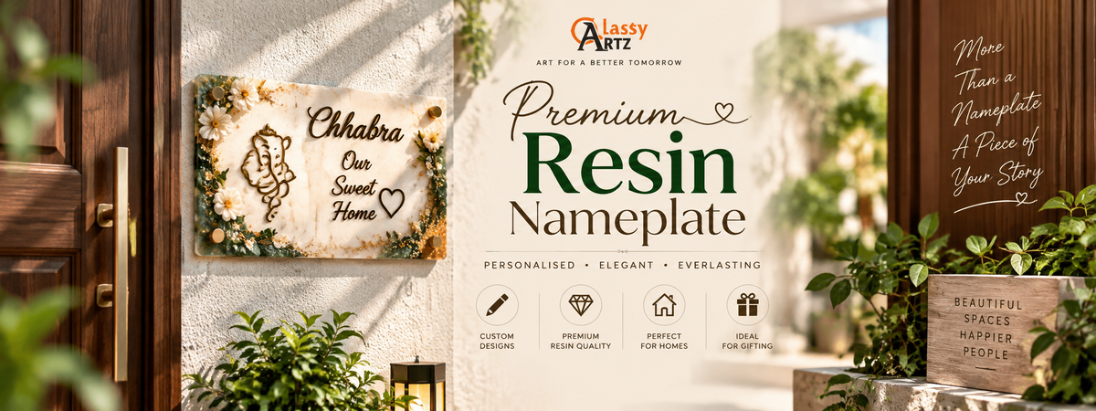 Resin Nameplates for Homes, Offices and Personal Spaces