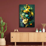 Baroque Style Floral Acrylic Wall Art