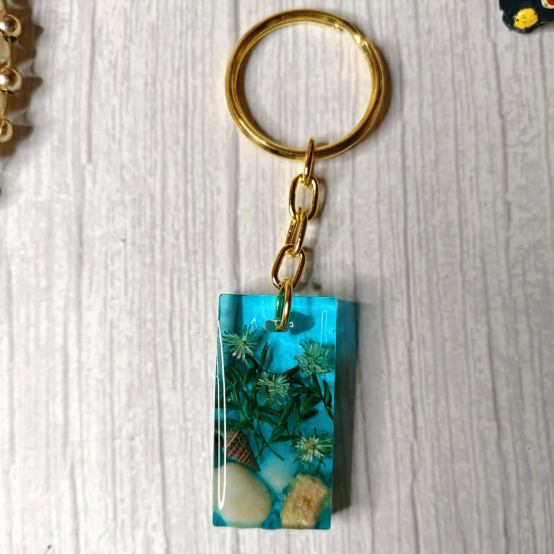 Buy Personalized Resin Keychains With Flower Preservation & Natural stone   Personalized Resin Keychains With Flower Preservation & Natural stone for  sale –