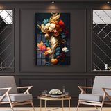 Retro Decorative Flower Acrylic Wall Art