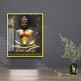 Om Mani Padame Hum Buddha Mantra Wall Art