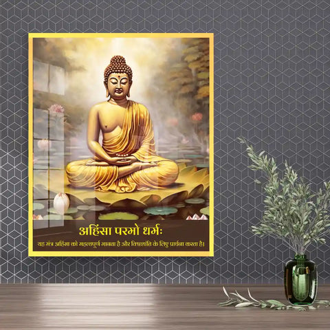 Lord Buddha Acrylic Wall Art