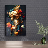 Retro Decorative Flower Acrylic Wall Art