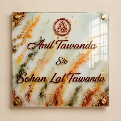 RESIN NAMEPLATE