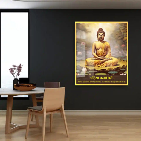 Lord Buddha Acrylic Wall Art