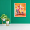 Om Lambodaraaya Namah Ganesh Mantra Wall Art