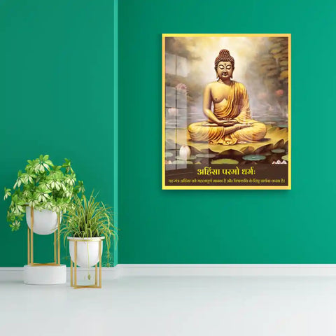Lord Buddha Acrylic Wall Art
