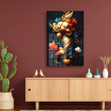Retro Decorative Flower Acrylic Wall Art