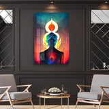 Spiritual Chakra Energy Acrylic Wall Art