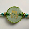 Light Green Resin Couple Rakhi For Big Bhaiya Bhabhi