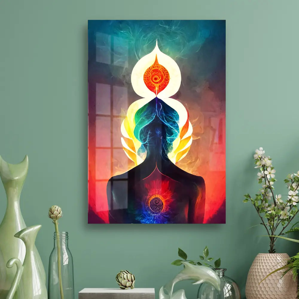 Spiritual Chakra Energy Acrylic Wall Art
