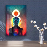 Spiritual Chakra Energy Acrylic Wall Art