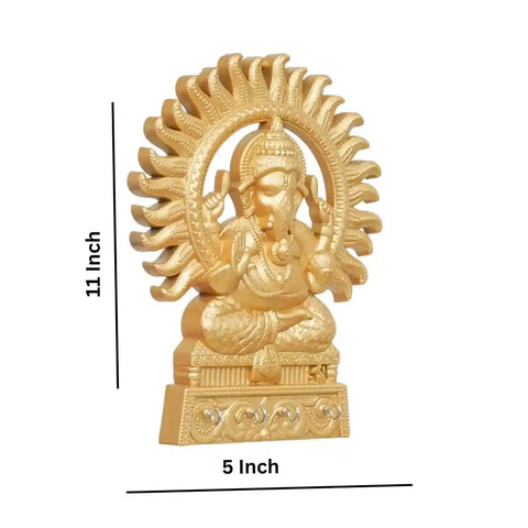 Divine Lord Ganesha Wall Key Holder (5W X 11H Inch)