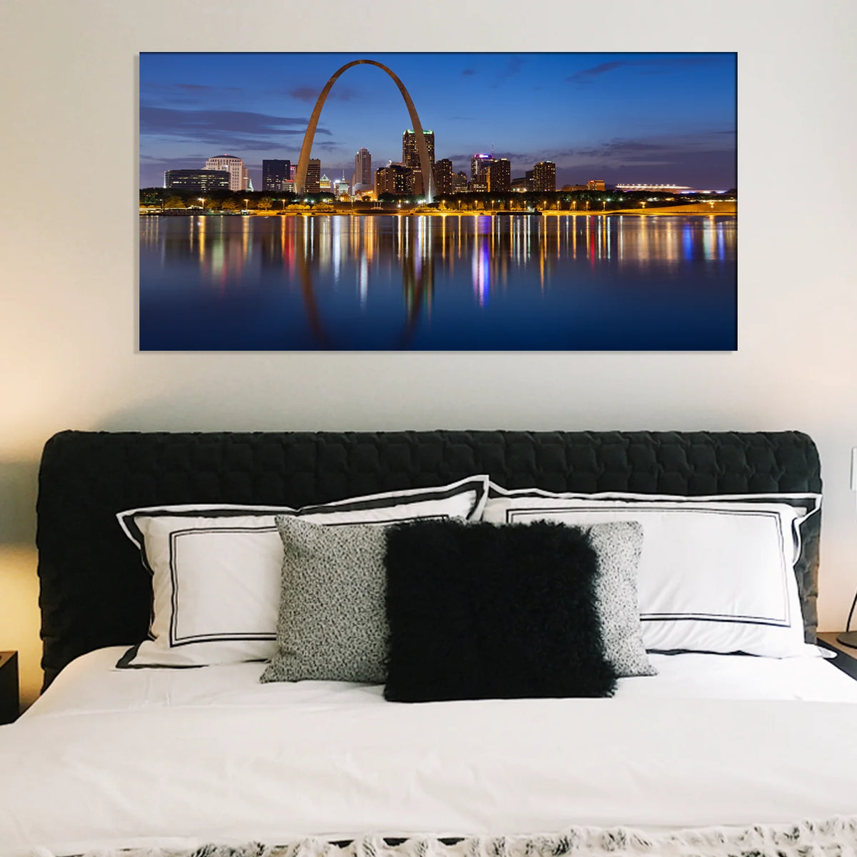 St. Louis Skyline Canvas Wall Painting