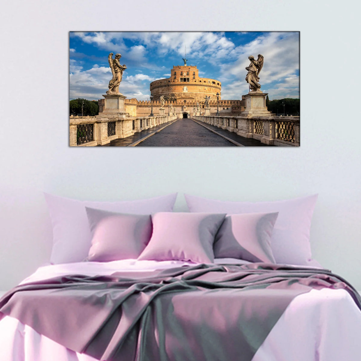 Castle Sant’Angelo Bridge Canvas Wall Art