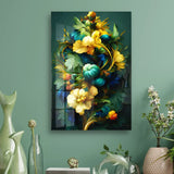 Baroque Style Floral Acrylic Wall Art