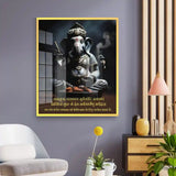 Lord Ganesh Mantra Acrylic Wall Photo Frame