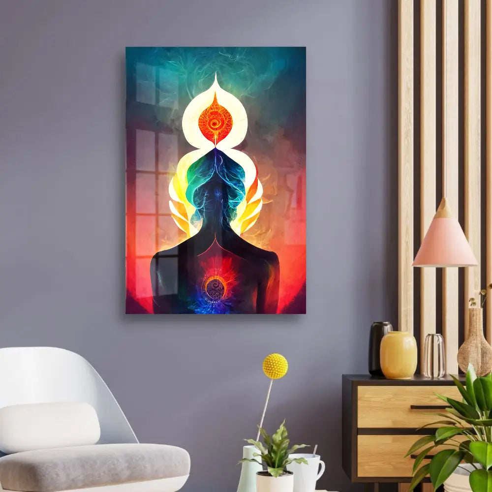 Spiritual Chakra Energy Acrylic Wall Art
