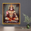 Lord Hanuman Om Hum Pavanandanaya Svaha Mantra Wall Art